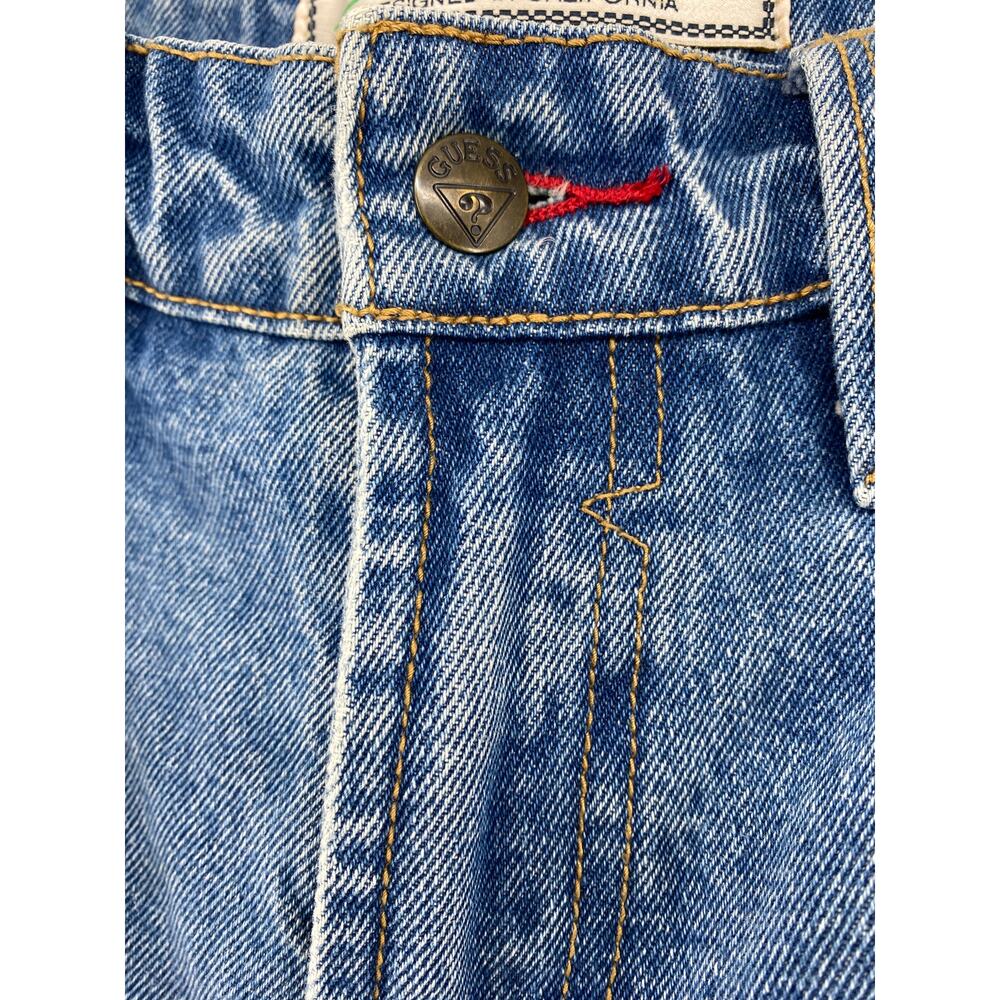 Vintage Guess Jeans Women 32 90s Relaxed Fit Mom Denim Blue USA Style - Picture 8 of 14